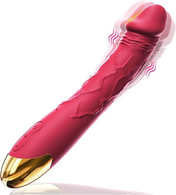 7.6 Inch Realistic Dildo Vibrator for Women – 10 Powerful Vibration Modes for Clitoral & G-Spot Pleasure, Waterproof Rose Adult Toy for Women in Pakistan