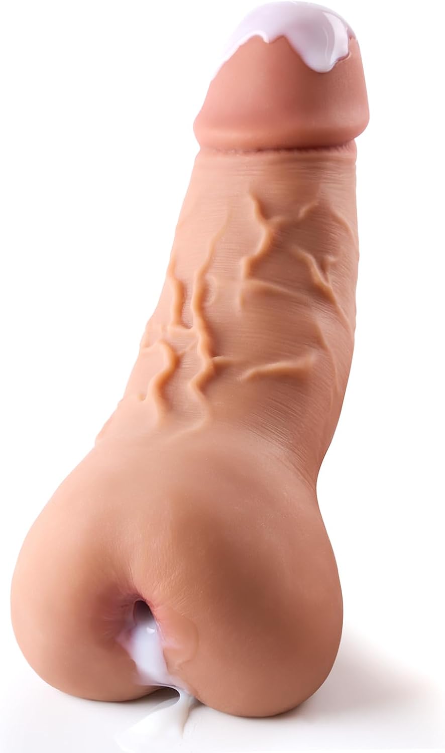 2-in-1 Male Masturbator – Real-Feel 9-Inch Dual-Entry Adult Toy for Men with Soft Textured Design in Pakistan