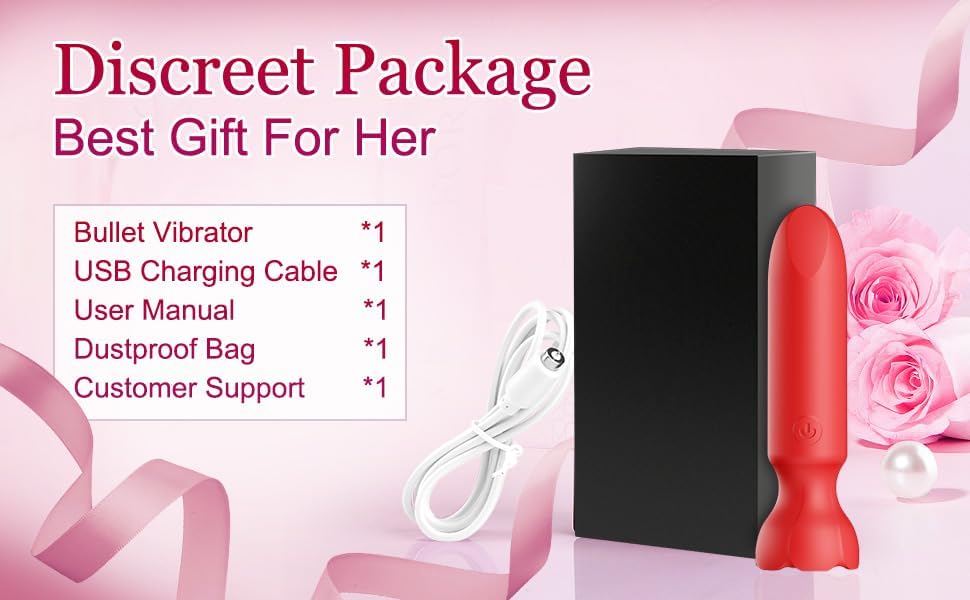 Mini Bullet Vibrator for Women – App-Controlled Lipstick Vibrator with 9 Vibration Modes, Discreet Clitoral & G-Spot Stimulator for Couples (Pink) | Adult Toy in Pakistan