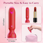 Mini Bullet Vibrator for Women – App-Controlled Lipstick Vibrator with 9 Vibration Modes, Discreet Clitoral & G-Spot Stimulator for Couples (Pink) | Adult Toy in Pakistan