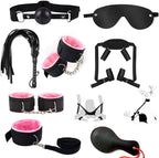 33-Piece Adult Bondage & Anal Play Set – Beginner to Advanced Silicone Plugs, Beads & Restraints for Couples in Pakistan