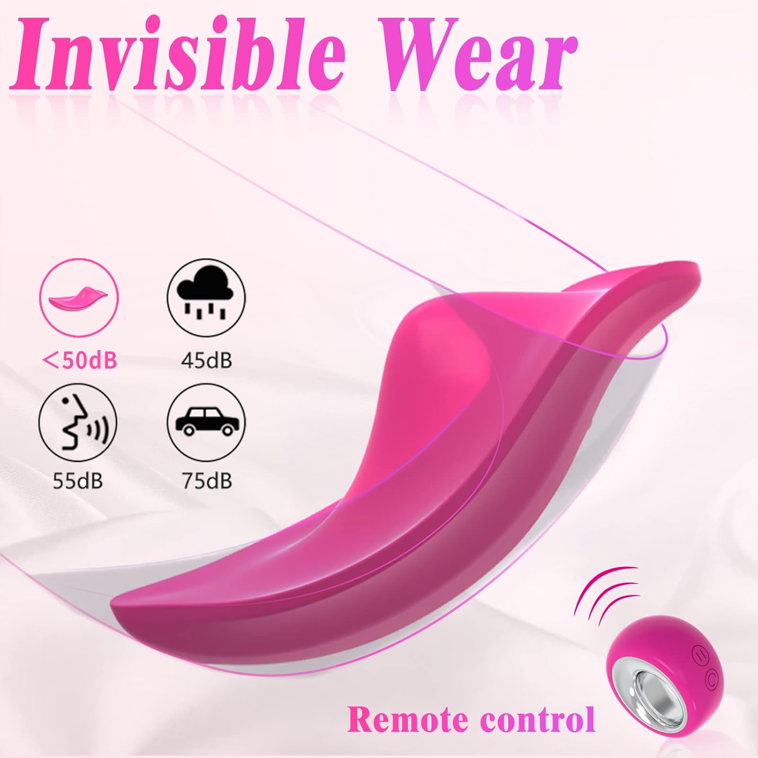 Wearable Panty Vibrators Adult Sex Toys for Women or Couples, Remote Control Clit Mini Vibrator with 12 Vibrating Modes, Vibrating Panties Quite Rose Dildos Sex Machine in Pakistan