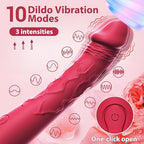 7.6 Inch Realistic Dildo Vibrator for Women – 10 Powerful Vibration Modes for Clitoral & G-Spot Pleasure, Waterproof Rose Adult Toy for Women in Pakistan