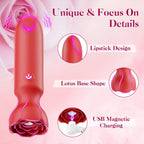 Mini Bullet Vibrator for Women – App-Controlled Lipstick Vibrator with 9 Vibration Modes, Discreet Clitoral & G-Spot Stimulator for Couples (Pink) | Adult Toy in Pakistan