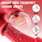 Thrusting Vibrator for Women – Toendi Realistic Dildo with 7 Thrust Modes, 10 Tongue-Licking Vibrations & Massage Ring | Rabbit Adult Toy for Female & Couples in Pakistan