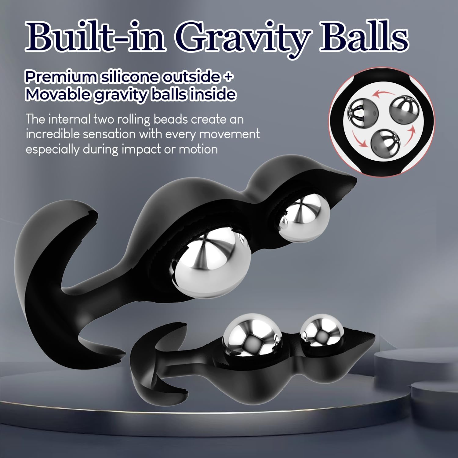 Silicone Weighted Massager with Beads – Long-Term Wear, Beginner to Advanced in Pakistanbuy online in Pakistan