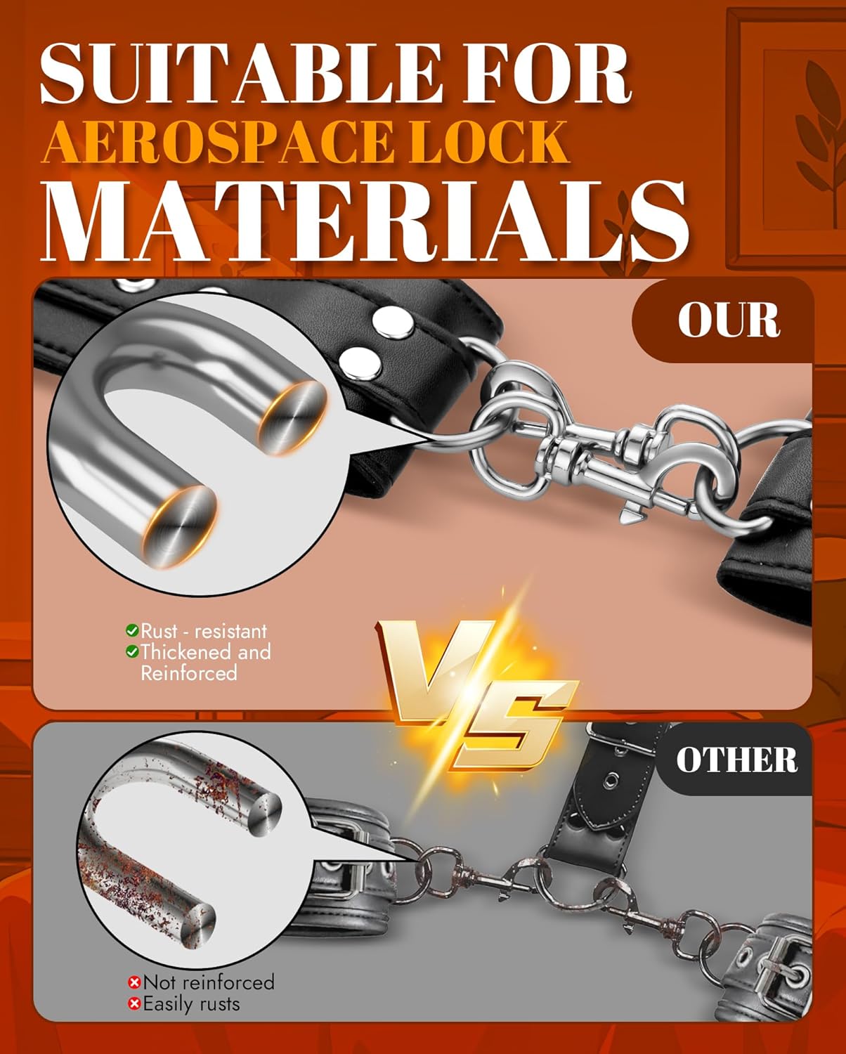 UTIMI 11-Piece Leather Bondage Set – BDSM Restraint Kit for Couples in Pakistan