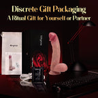 Thrusting Silicone Vibrator with 3 Pulsation & 5 Vibration Modes – 8.5 Inch Real-Feel Toy with Suction Base for Adult Pleasure in Pakistan