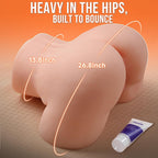 BIG SHOCKED Male Masturbator – Realistic Soft 3D Stroker for Men | Lifelike Pocket Toy in Skin Tone in Pakistan
