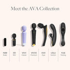 Ava Rechargeable Vibrator for Women – 20 Patterns & 8 Speeds | Water-Resistant, Body-Safe Silicone Clitoral Massager with 4-Hour Battery Life in Pakistan