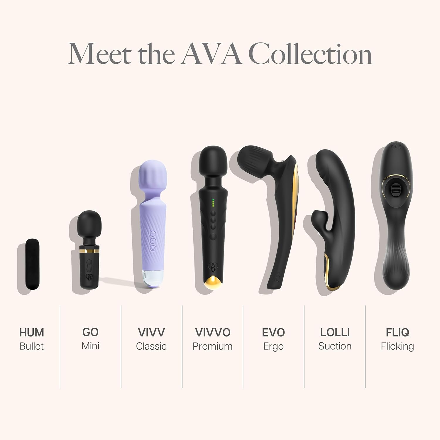 Ava Rechargeable Vibrator for Women – 20 Patterns & 8 Speeds | Water-Resistant, Body-Safe Silicone Clitoral Massager with 4-Hour Battery Life in Pakistan