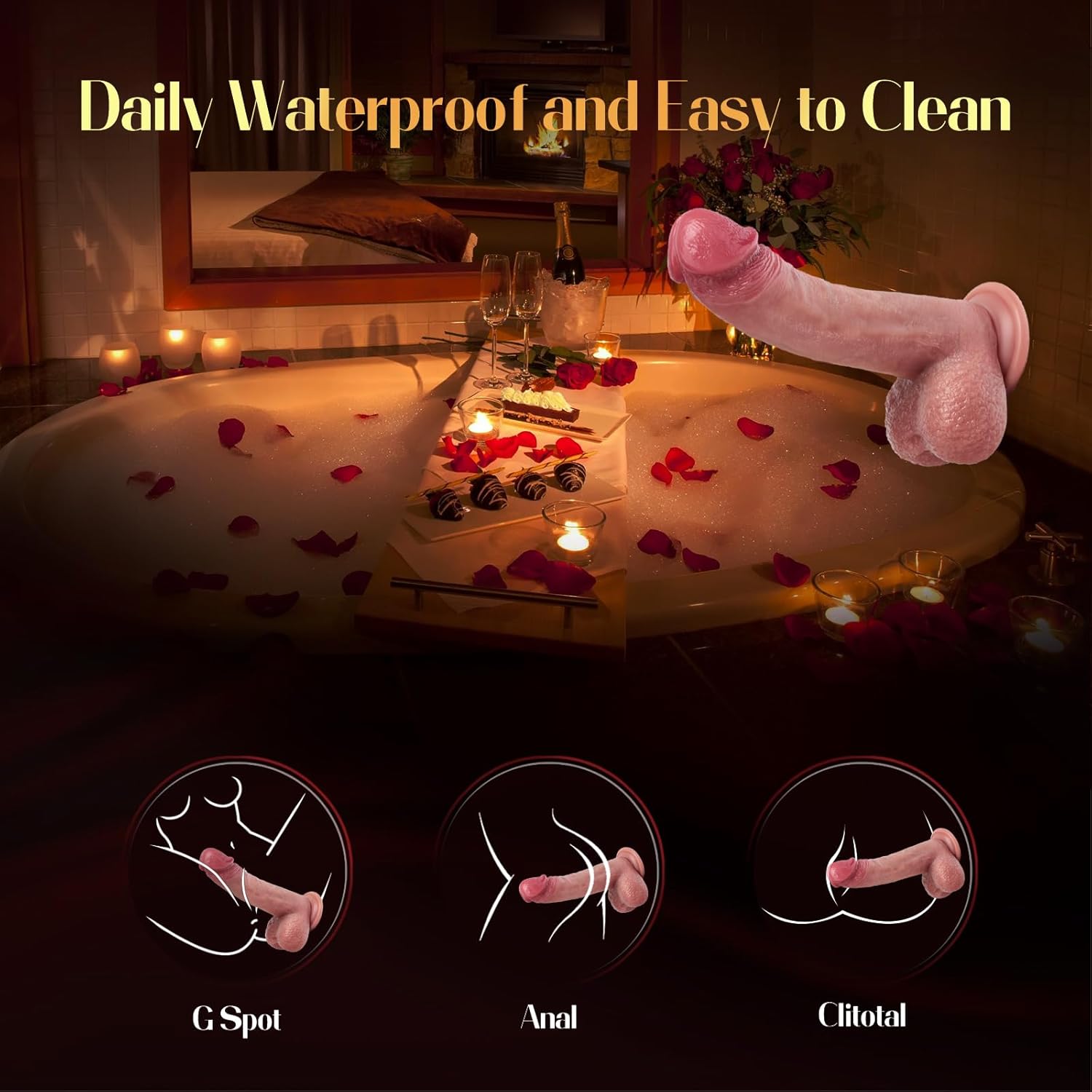 Thrusting Silicone Vibrator with 3 Pulsation & 5 Vibration Modes – 8.5 Inch Real-Feel Toy with Suction Base for Adult Pleasure in Pakistan