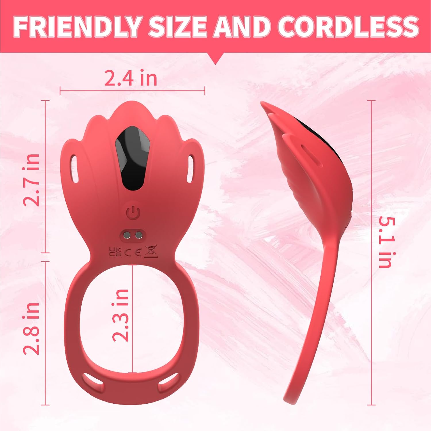 Wearable Panty Vibrator for Women – App & Remote Control, 9 Vibration Modes, Clitoral Stimulator with Vibrating Ring for Couples | Adult Toy in Pakistan