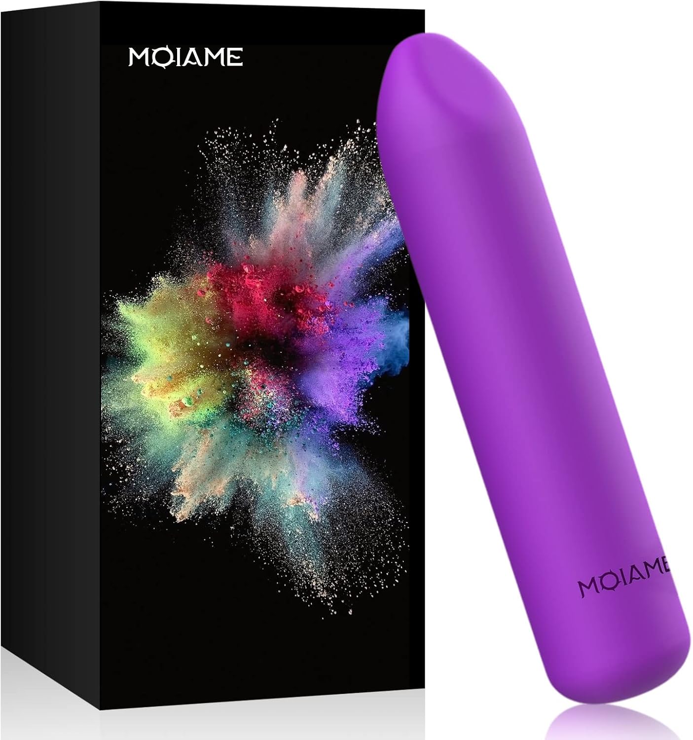Waterproof Mini Bullet Vibrator for Women – 10-Mode Silicone Clitoral & G-Spot Massager | Rechargeable Lipstick-Style Vibe (Purple) in Pakistan