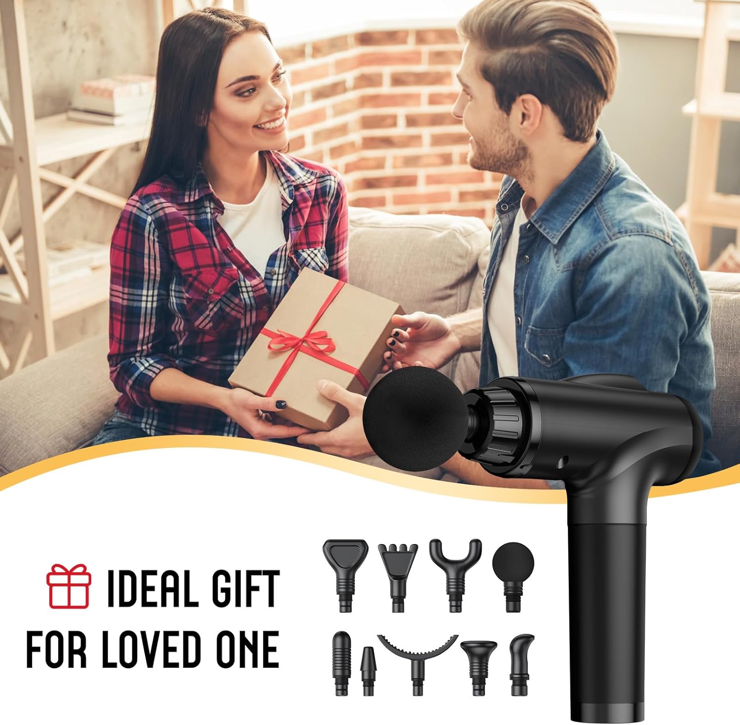 Deep Tissue Massage Gun | Electric Percussion Muscle Massager 30 Speed with 9 Attachments Online Available in Pakistan