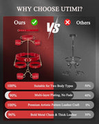 7-Piece Bondage & Restraint Set – Adjustable Neck, Wrist, Ankle & Thigh Cuffs with Straps for Couples in Pakistan