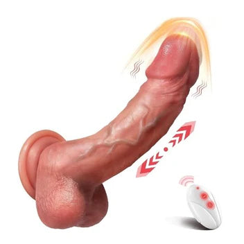 Remote-Controlled Thrusting &amp; Heating Dildo Vibrator in Pakistan